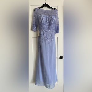 NWT - Lavender Gown with 3/4 Sleeves